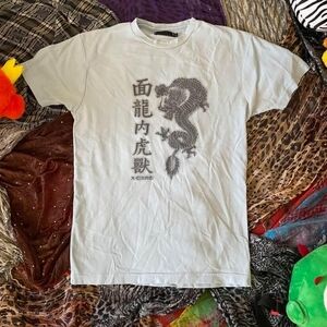 Baby Blue Dragon Graphic T-Shirt